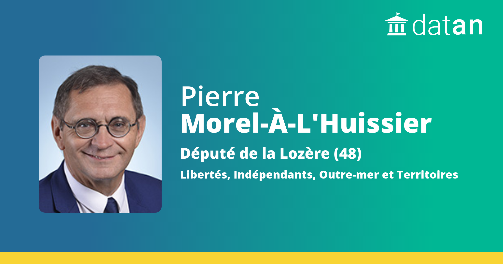 Pierre Morel-À-L'Huissier - Activité Parlementaire | Datan